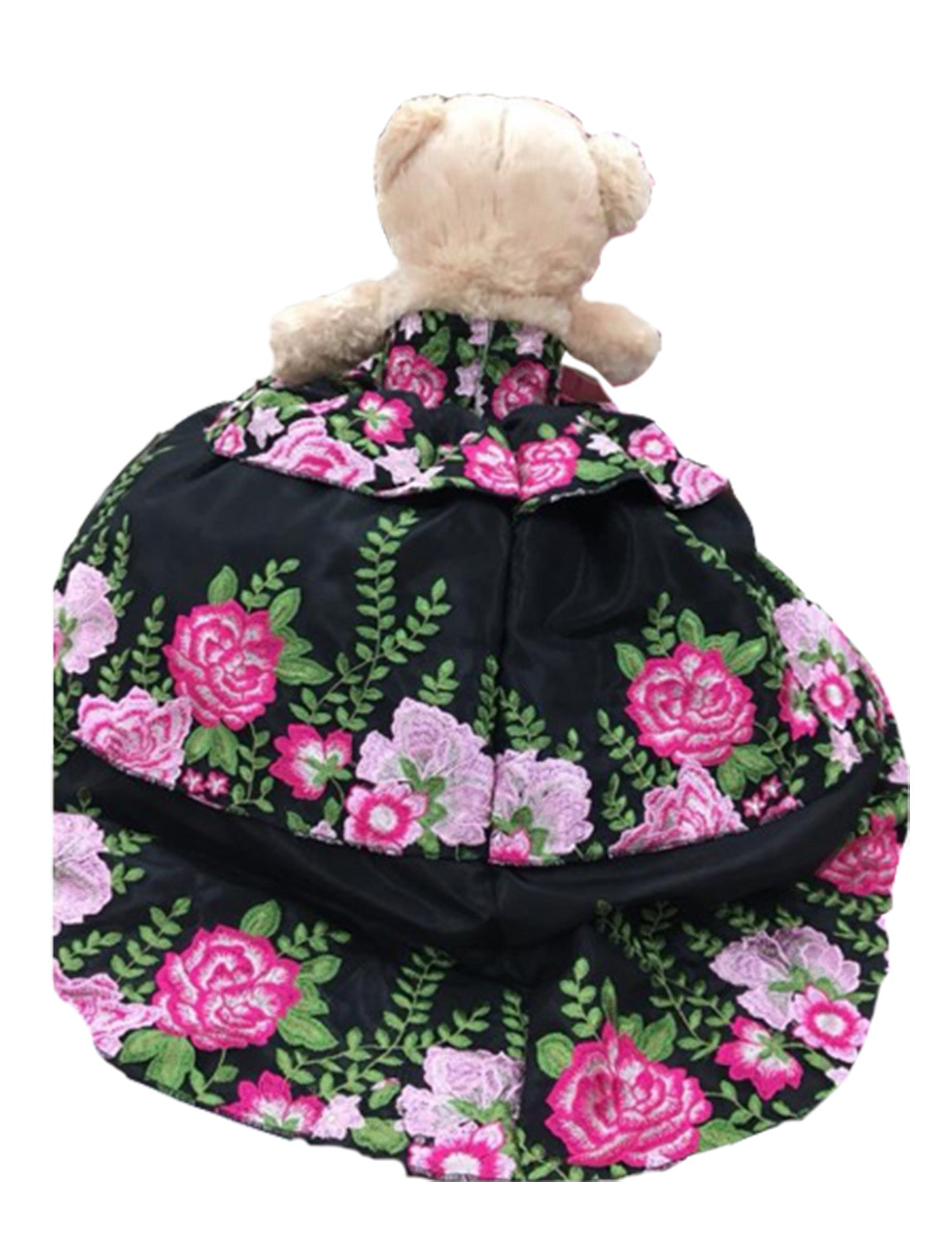 Personalized Quinceanera Teddy Bear Dress, Includes Custom made Dress and Bear