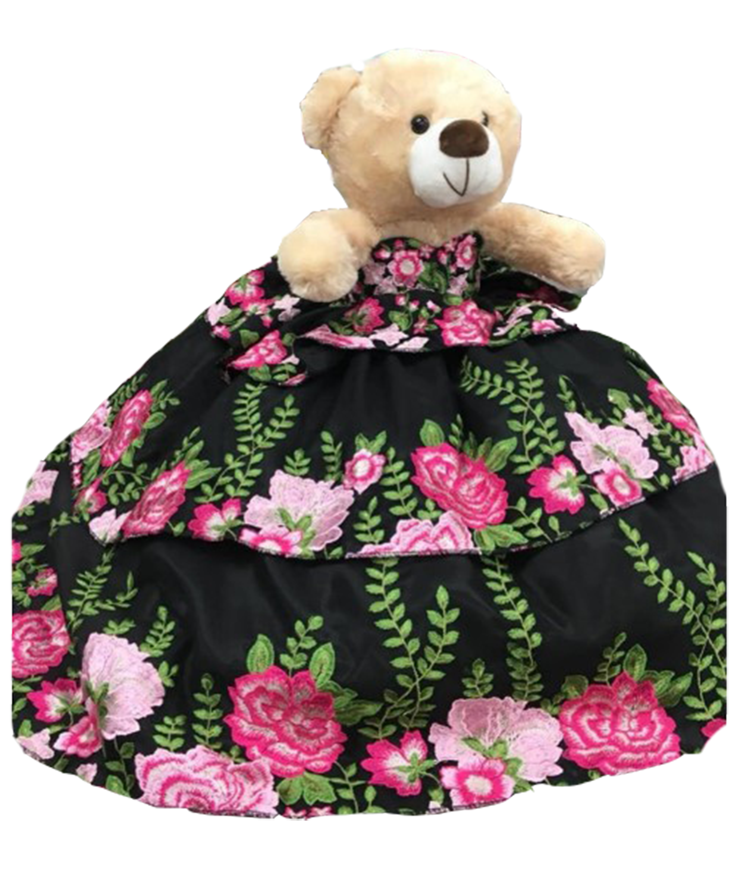 Mis XV Accessories - Personalized Quinceañera Pillow 6 Pcs. Set includes Teddy Bear and Tiara