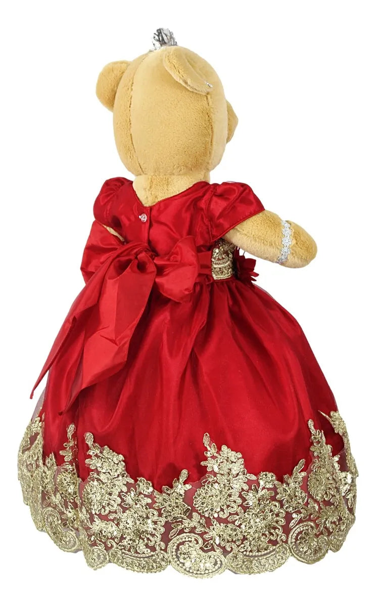 Personalized Quinceanera Teddy Bear Dress, Includes Custom made Dress and Bear