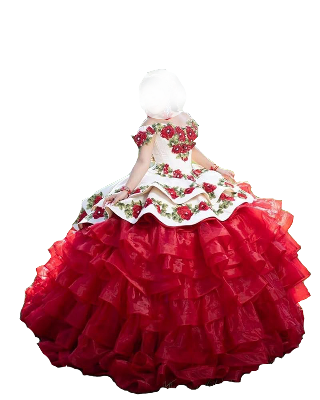 Quinceañera Dress - Model XV-A PDS0036 -Custom colors and style.